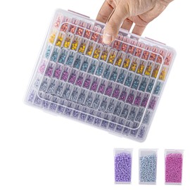 VTG Diamond Painting Storage Containers, Diamond Art Portable Bead Storage Organizer 96 Gird Diamond Painting Accessories (Storage Box)