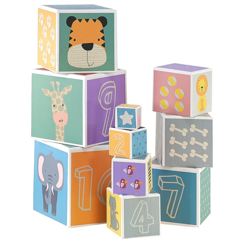 The Magic Toy Shop Kids Baby Nesting & Stacking Colourful