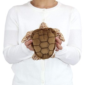 Carolata Cowrie Turtle Plush Toy, Animal, Size S, 8.7 x 2.8 x 7.9 inches (22 x 7 x 20 cm), Realistic Toy, For Kids, Sea Creatures, Animal Gift