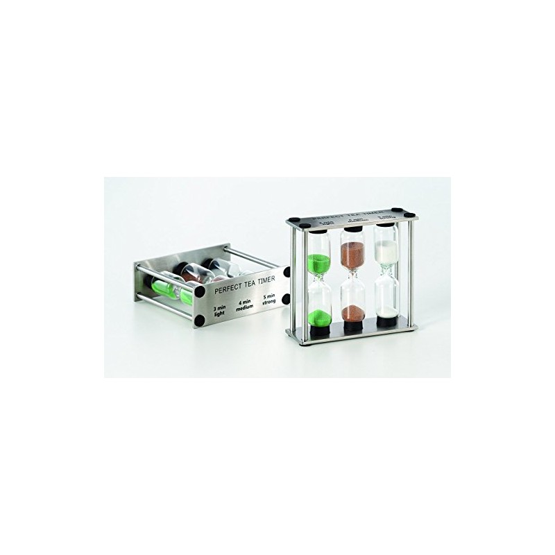 Perfect Tea Timer (Tea Hourglass) 3, 4 and 5 Minutes