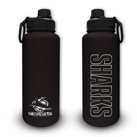 Cronulla Sharks NRL Rugby League Stainless Steel 960ml Drink Bottle