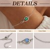 JSJOY Birthstone Bracelets for Women Gifts for Christmas Dainty Gold