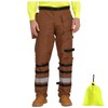 AYKRM Timber Chainsaw Chaps 8-layer Protective Apron Wrap Adjustable Chainsaw