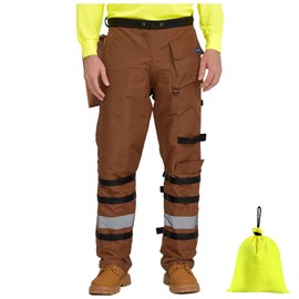 AYKRM Timber Chainsaw Chaps 8-layer Protective Apron Wrap Adjustable Chainsaw Pants/Chap for Loggers Forest Workers