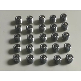 Rebel Performance Socket Head Stainless Steel Pipe Plugs 1/16" NPT 25 Pieces
