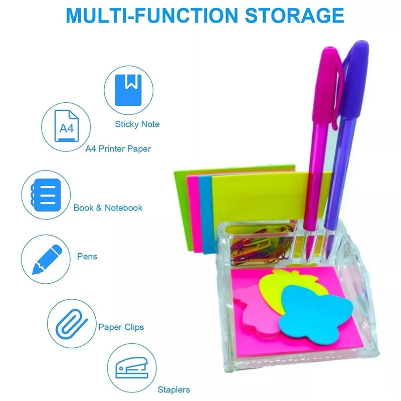 24x7 Organizador De Acrilico Lapices Plumas Notas Tarjetas
