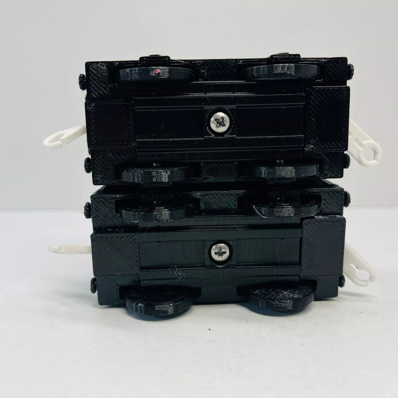 Thomas & Friends Trackmaster Custom Black Troublesome Truck Train READ!!