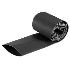 sourcing map Waterproof Heat Shrink Tubing, 40 mm Diameter, 66 mm, Flat Width, Shrink Ratio 2:1, Cable Protection Tube for Electrical Insulation, Hose, 1 m Length, PE Heat