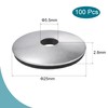 sourcing map Bonded Sealing Washers 25x5.5x2.8mm Stainless Steel EPDM Rubber