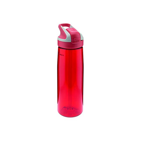 LAKEN Unisex - Adult Tritan with Summit Cap 0.75 Litre Tritan Bottle, TNS2R, red, 0.75