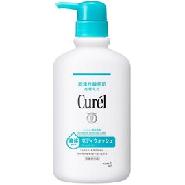 Kao Curel Body Wash, 14.5 fl oz (420 ml) + Refill 11.8 fl oz (340 ml), Set with Plastic Bag, Body Soap Refill