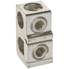 Morris Products 91018 Aluminum Parallel & Tee Tap Connectors Main: 250-1/0 Tap: 250-#6, 1-Pack