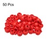 sourcing map 50pcs Plastic Cord Locks Single Hole Spring Toggle
