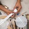 2-Piece Hollow Ultra Smooth Clay Rollers - Solid Acrylic Tube