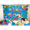 PGSWEER Goodbye School Hello Pool Backdrop 7x5FT End of School
