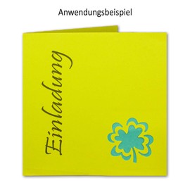 NEUSER PAPIER 25x colored mixed folding cards square 15 x 15 cm Color Mix Various designs Gustav NEUSER Colorful