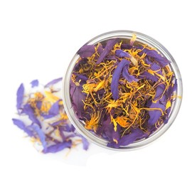 Premium Dried Natural Flowers Tea | Organic Petals of Flower | Non GMO, Caffeine-free | Herbal Tea Loose Leaves 1oz