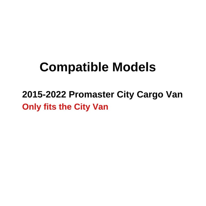 NAGD Fits 2015-2022 Ram Promaster City Van Driver Left Back