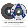 Sali 10 Pack Flap Disc 60 Grit 7" x 7/8-Inch