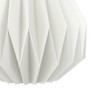 EGLO Minting Pendant Lamp Over Dining Table with Pleated Lampshade,