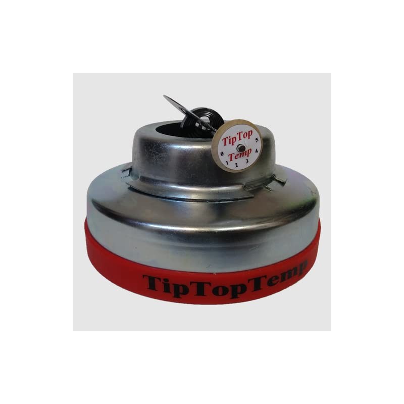 Tip Top Temp Attachable Grill Temperature Regulator (TTT-03 CR5),silver