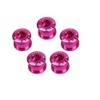 CATAZER 5 PCS 7075 Aluminum Alloy Single Chainring Bolts Double