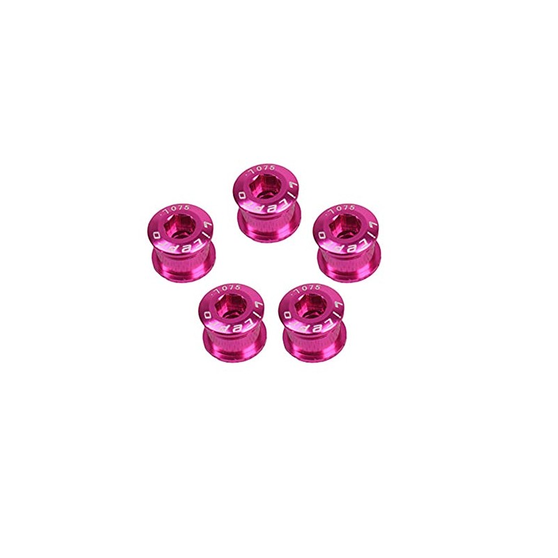 CATAZER 5 PCS 7075 Aluminum Alloy Single Chainring Bolts Double