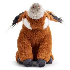 Zappi Co River the Red River Hog Plush Toy (22cm) Bush Pig - Soft, Cuddly, 100% Recycled - Colourful Forest Companion