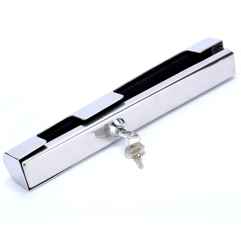 Amarine-made Stainless Steel Hi-Security Outboard Motor Lock Heavy Duty, Brass