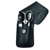Pfeilring Black Maniküre Etui Set 3-Pieces Nickel Items/, Calf Leather,