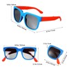 6 pcs Kids Sunglasses Bulk Folding Toddler Sunglasses Party Favors
