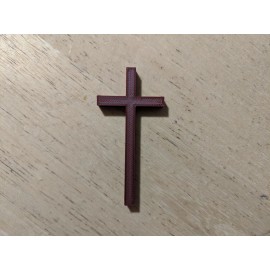3D Print Chapel Church Blow Mold Cross, Replacement Part ( Metal Dowel Included)