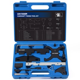 DAYDOOR Timing Tool Kit, 13 Pcs Camshaft Locking Tool Compatible with Ford Focus Kuga Fiesta Fusion Escape 1.5 1.6 2.0 2.3 EcoBoost Mazda 2.5L, Ford 1.6L VVT Ti-VCT 1.5L Ti-VCT Timing Locking Tool