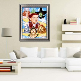 5D DIY Diamond Painting The Wizard of Oz 16X20 inches Full Round Drill Rhinestone Embroidery for Wall Decoration