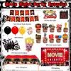 Movie Night Party Decorations, 84 Pcs Movie Night Party Supplies