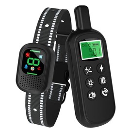 WITPAW Dog Shock Collar 4900FT Dog Training Collar with Remote/Call Function/Light IP67 Waterproof Electric Collar for Dogs Rechargeable E-Collar for All Breeds, 4 Training Modes(10-120Ibs)