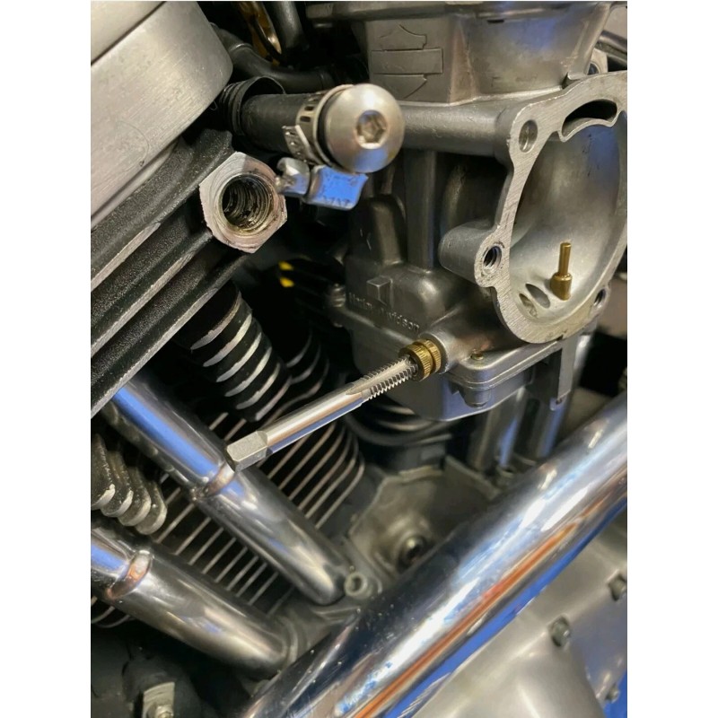 Aftermarket Fuel Inlet Fitting Kit Keihin CV Harley-Davidso