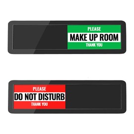 Do Not Disturb Door Sign,Slidable Meeting in Progress Door Sign,Waterproof Design,Suitable for Home,Office,Bathroom,Meeting (17.8×5 cm)