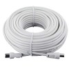 20m White TV Antenna Cable PAL Male to Male Aerial