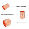 PATIKIL 7/8" to 3/4" ID Copper Reducer, 2pcs 99.9% Pure