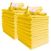 DCS Microfibre Cleaning Cloth, Yellow, Pack of 20, Large Size: