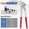 iCrimp Stainless Steel Pressing Sleeves Crimping Tool for PEX Pipe