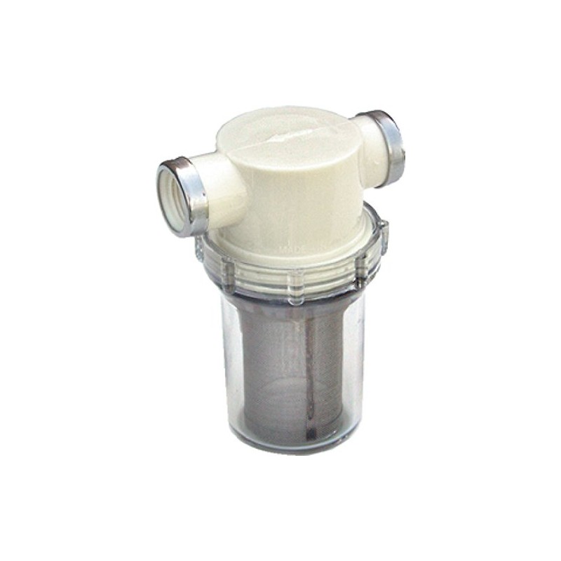 Sherwood Seawater Strainers and Brackets 1" 20 Mesh Stainless Strainer