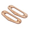 2PCS Pickup Mounting Ring Natural Maple Hard Decorative Single Coil
