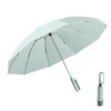 Fully Automatic Umbrella with Carabiner Handle, 10 Ribs Reverse Folding