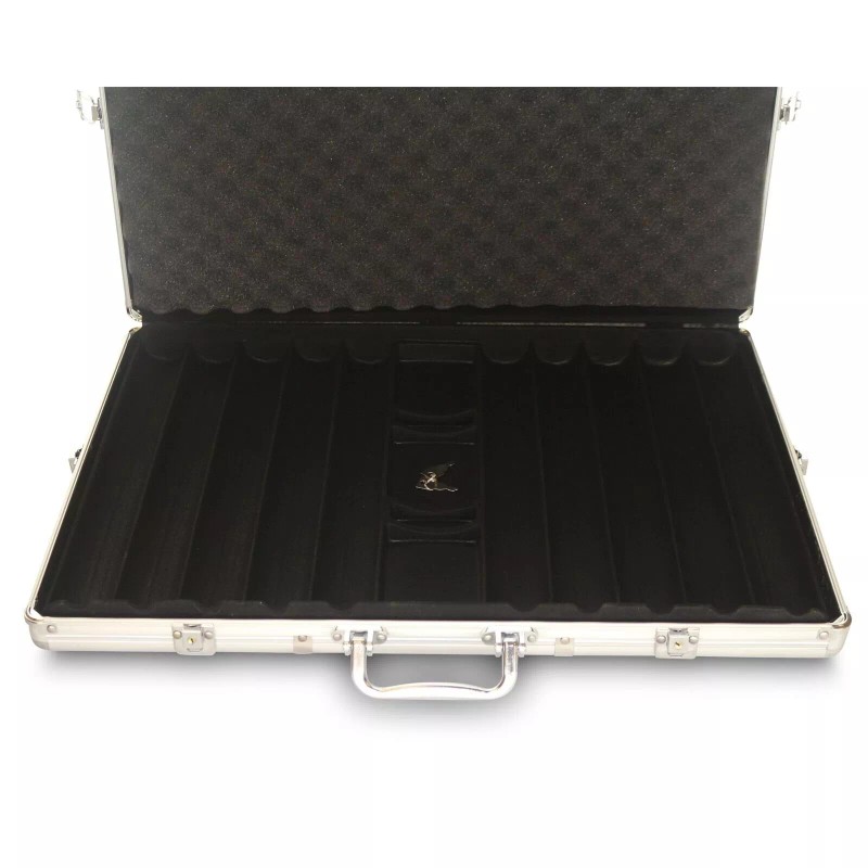 Poker Chip Case - Holds 1000 Chips - Aluminum -