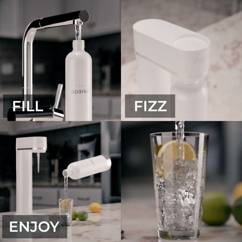 FIZZIT Spärklï Value Pack: Customize Your Hydration with Extra CO2