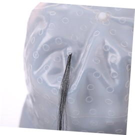 WOONEKY Dyeing Color Tool Thinning Scissors Hairdressing Hair Lightener Highlight Hair Scissors Hair Combs Hair Fibres Embossing Foil Products Hair Clips for Women Hair Streaking Kit White