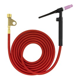 17V Series - 150 Amp - Air Cooled - TIG Torch with Valve - 12.5 feet 1-Piece SÜA®Flex Cable - Stud Connector