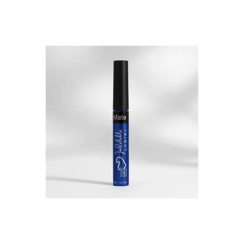 Labial Indeleble Mia Terra Cosmetics Color Azul